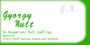 gyorgy mult business card